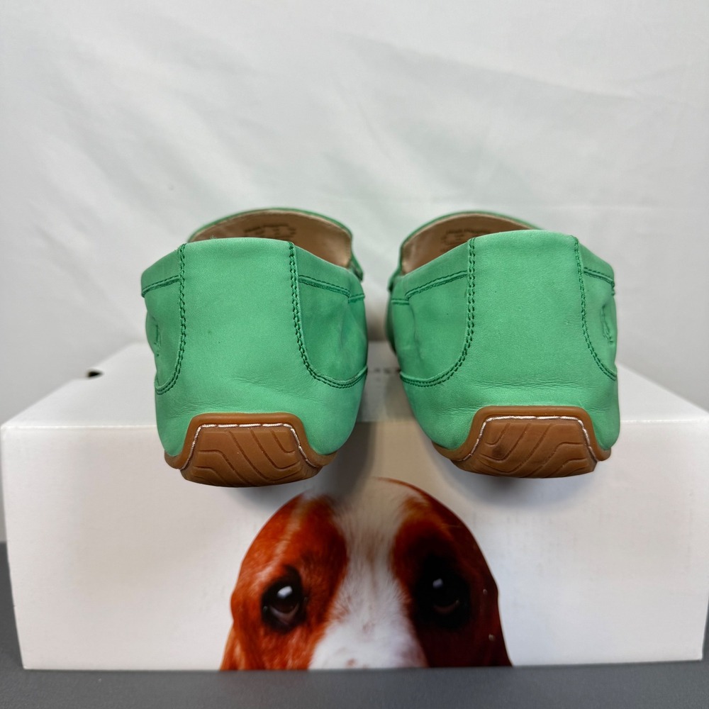 Hush Puppies Womens Cora Loafer Jade Green Nubuck Slip On Shoes Size 12 M - Picture 5 of 8